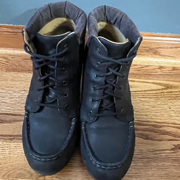 Clarks Originals Leather Wedges - Picture 1 of 3